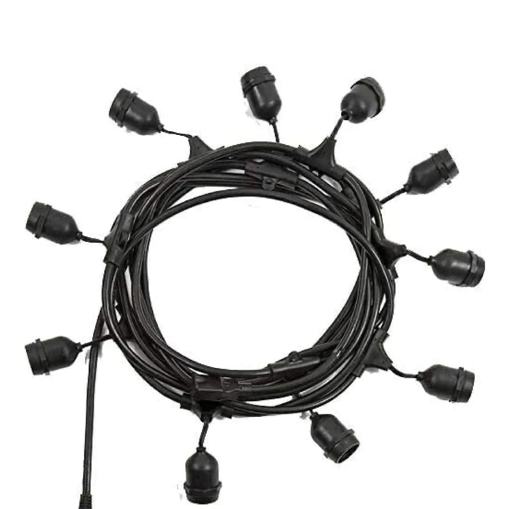 Catena illuminata da esterno 10 lampadine E27 lunghezza 10 metri - Image 5
