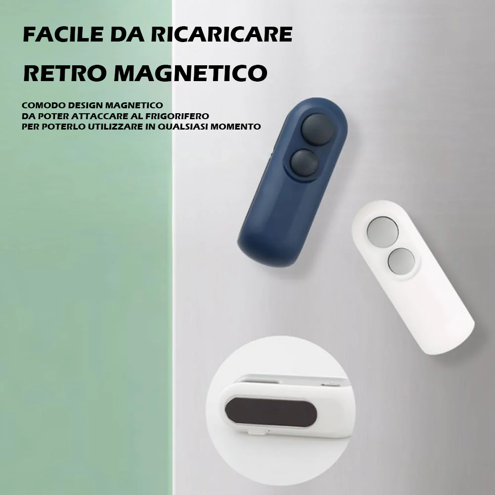 (2 PEZZI) Mini Sigillatori Termici Portatile 2 in 1 (Sigilla e Taglia) Ricaricabile USB, Uso Domestico, Sigillatore Per Ogni Tipo Di Busta - Image 5