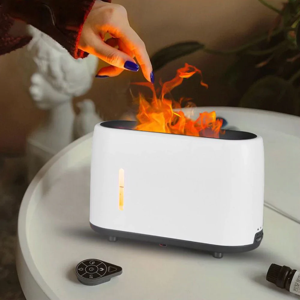 Diffusore di aroma ambiente con effetto fiamma led - Image 3
