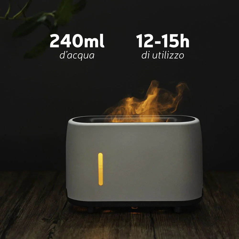 Diffusore di aroma ambiente con effetto fiamma led - Image 4