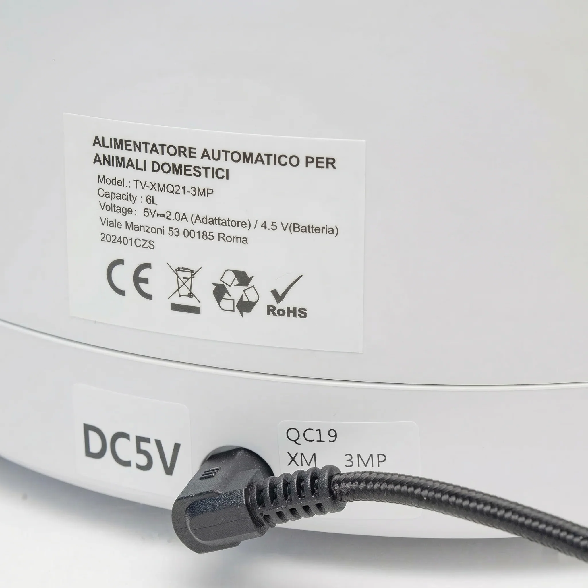 Distributore Automatico di Cibo Smart per Cani e Gatti con Telecamera HD e App - Image 5