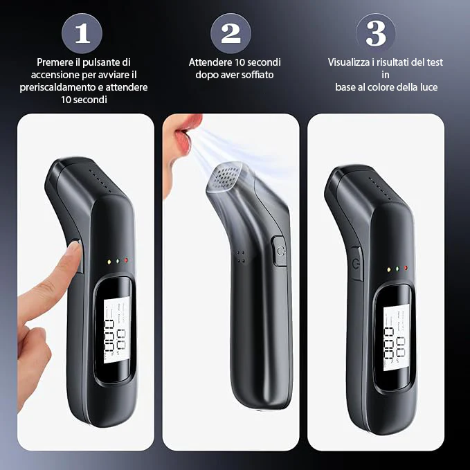 Etilometro Portatile Certificato: Precisione e Affidabilità per Uso Domestico e Feste - Image 3