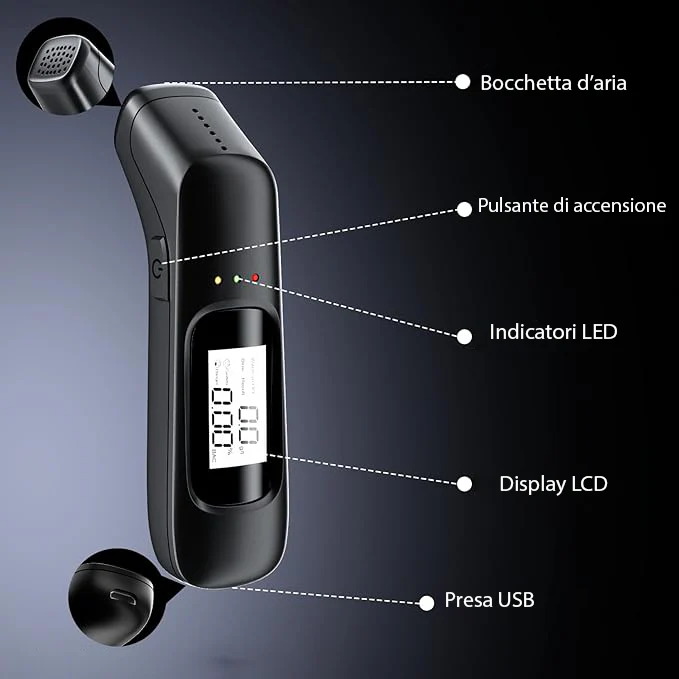 Etilometro Portatile Certificato: Precisione e Affidabilità per Uso Domestico e Feste - Image 4