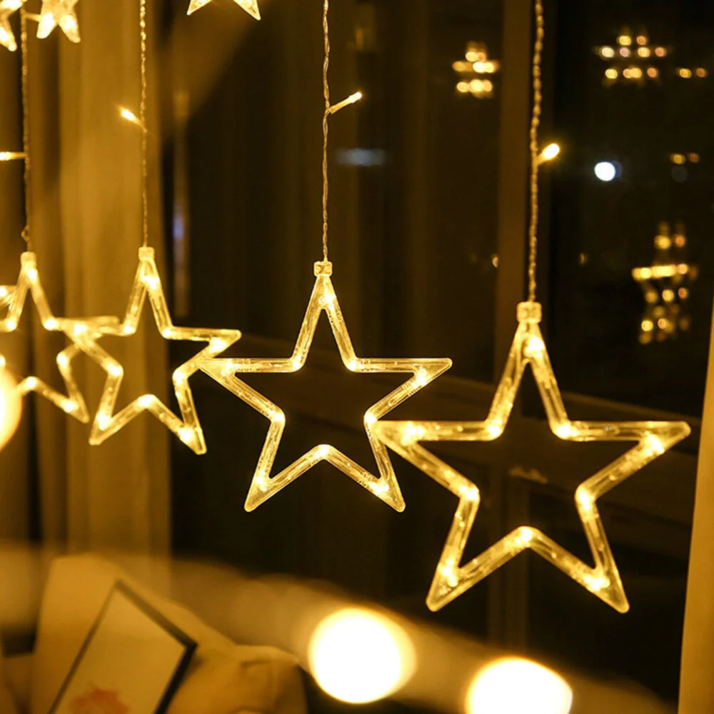 Luci di natale Stelle, Cascata luci di natale, - Image 5