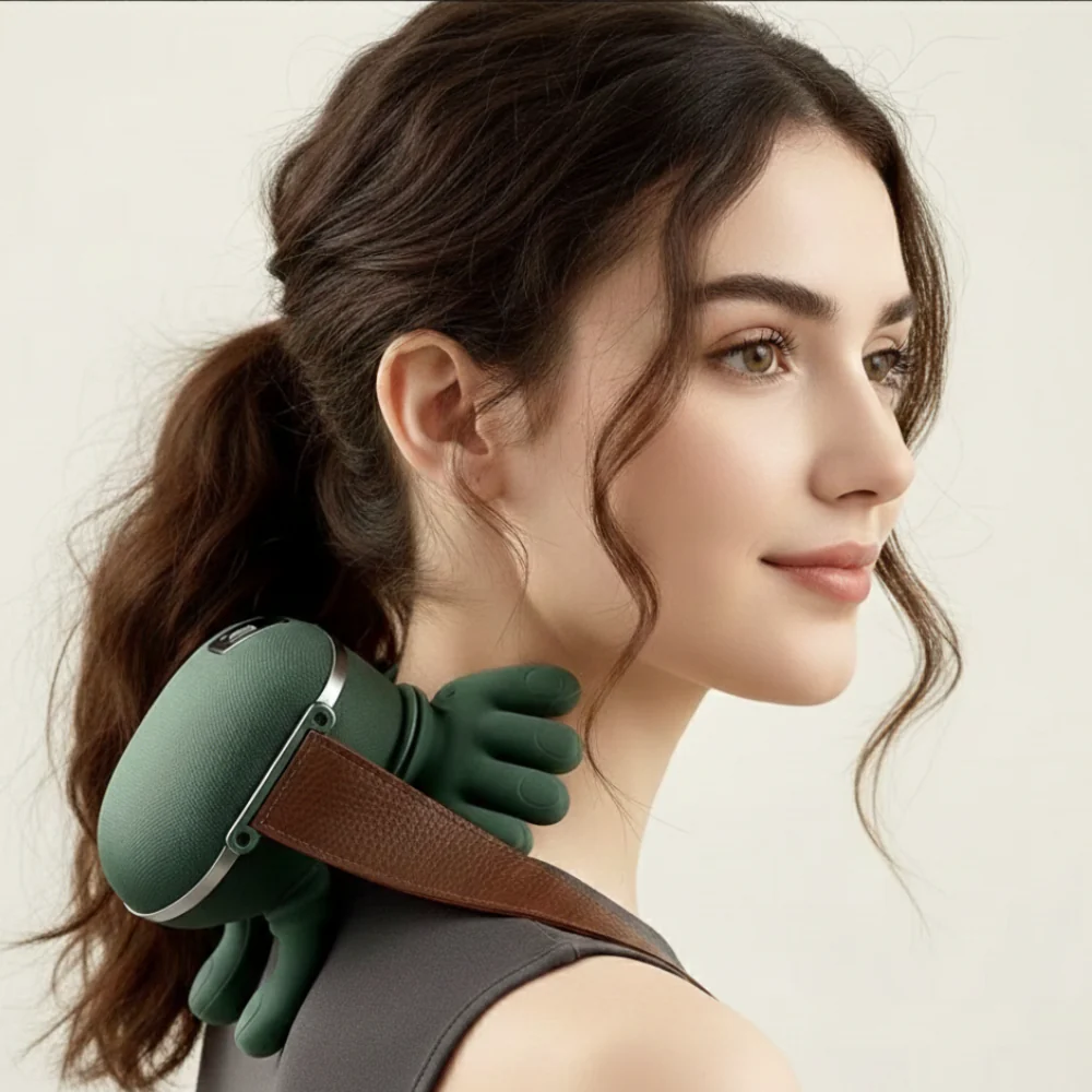 Massaggiatore Cervicale Shiatsu – Massaggiatore Collo e Spalle Elettrico - Image 3