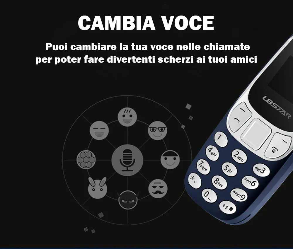 Mini Telefono Cellulare, Bluetooth, Dual Sim, Gsm, Mp3 - Image 7