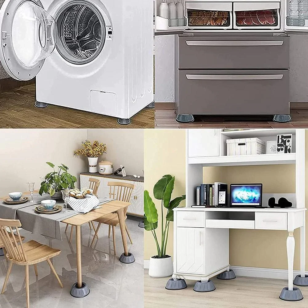 Piedini per lavatrice 4 pezzi antiscivolo e antivibrazione - Image 4