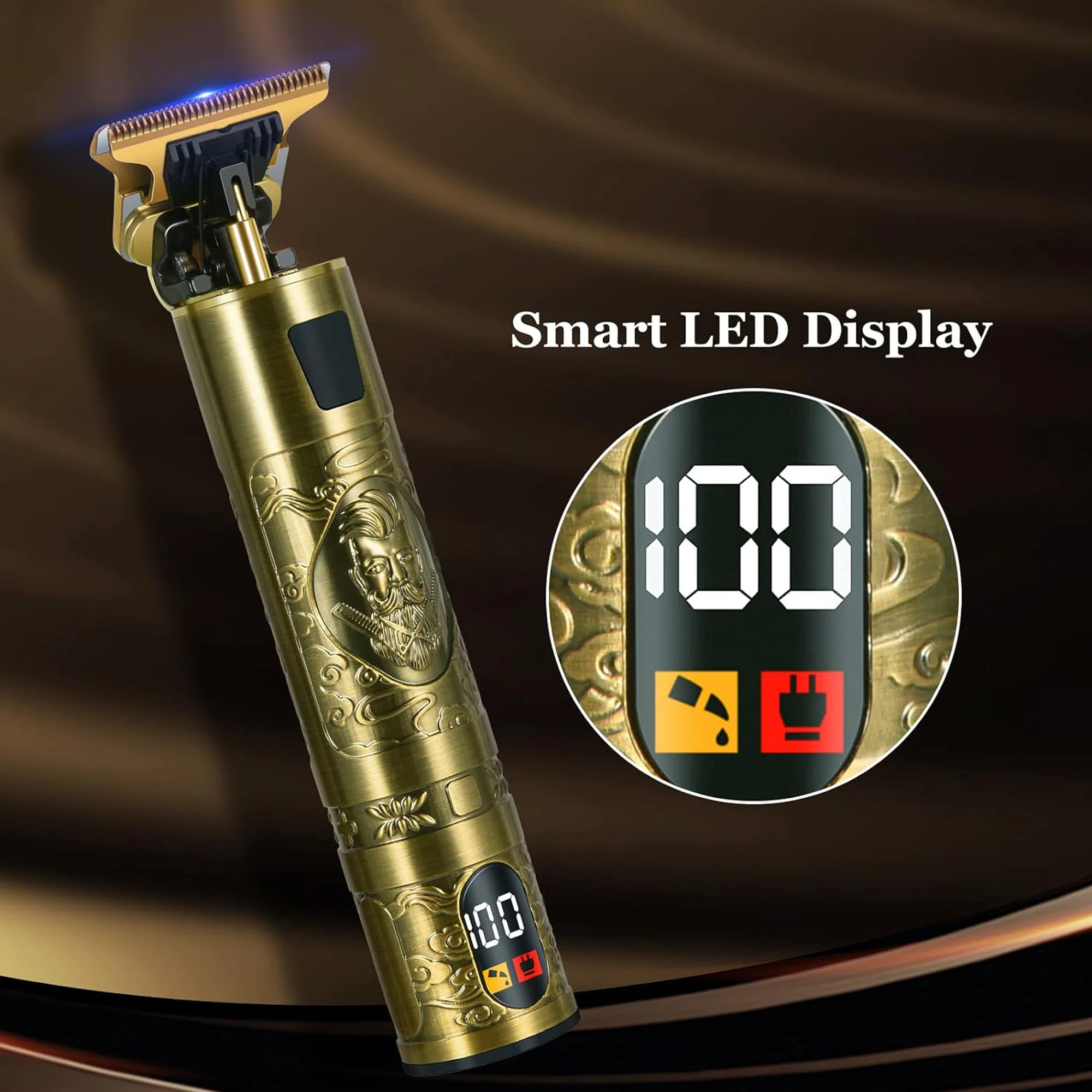 Rasoio elettrico digitale con display integrato resistente all'acqua - Image 5