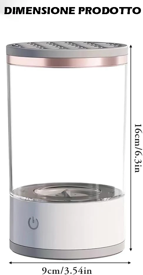 Pulitore Automatico Per Pennelli Da Trucco USB, Pulisci Pennelli Trucco Elettrico Make Up E Asciugatore Manuale/Automatico USB - Image 4