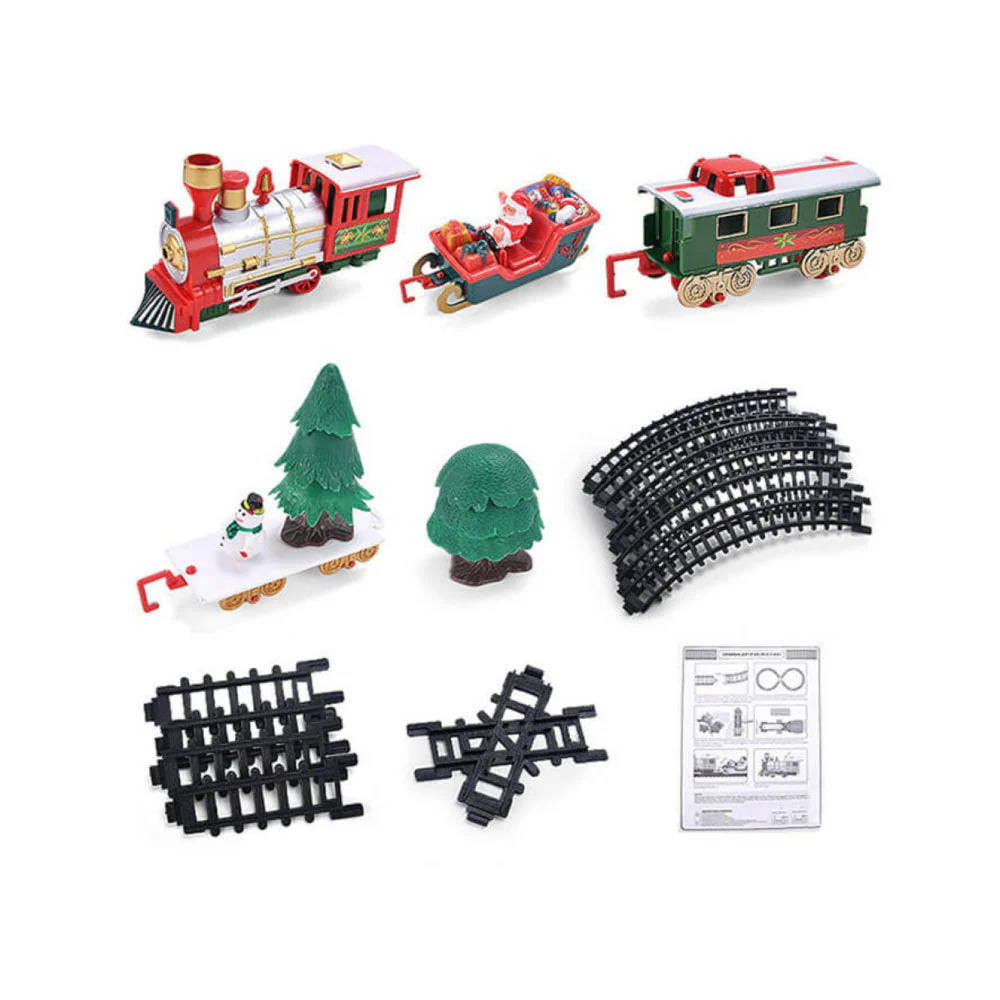 Treno albero di natale, gioco babbo natale, trenino di natale per albero - Image 7