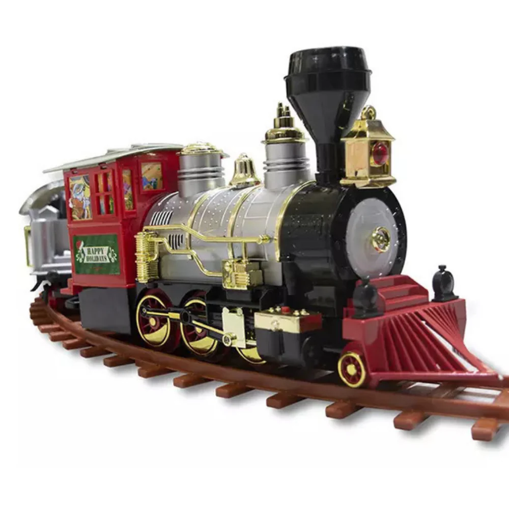 Treno albero di natale, gioco babbo natale, trenino di natale per albero - Image 8